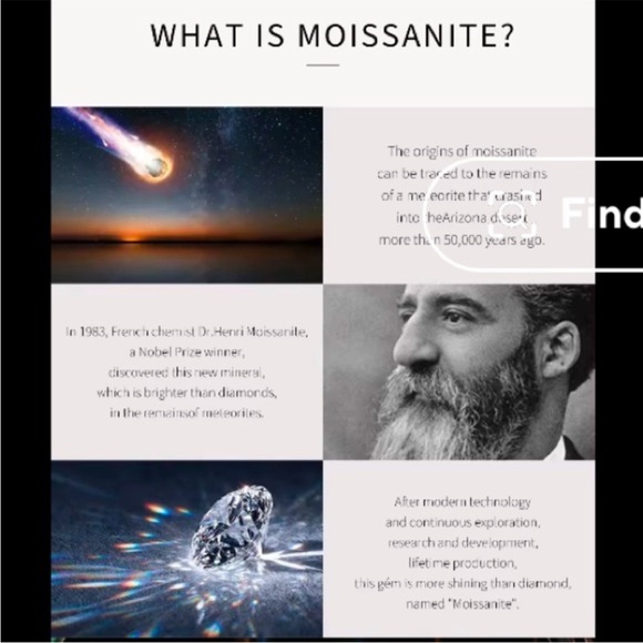 NWOT 1.2 CT Moissanite Clover Necklace 18k rose gold pltd sterling silver 16”18” - Picture 16 of 16